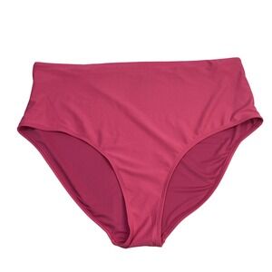 Old Navy Women 3X Pink Bikini Bottom Classic High Rise Polarized New with Tags